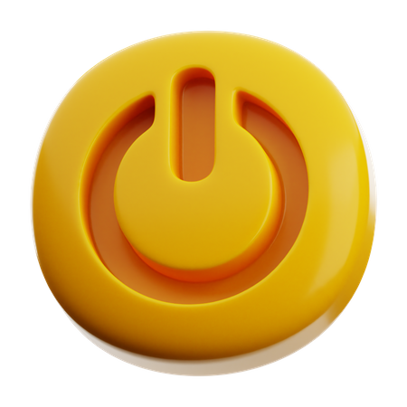 Power Button  3D Icon