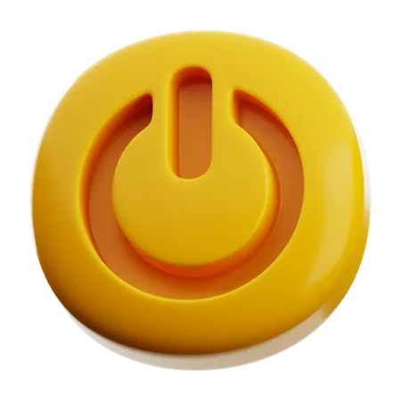 Power Button  3D Icon