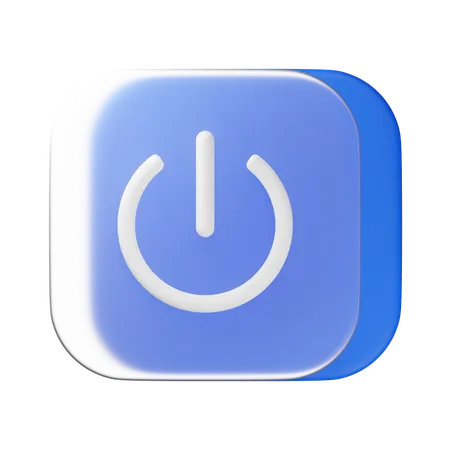 Power Button  3D Icon