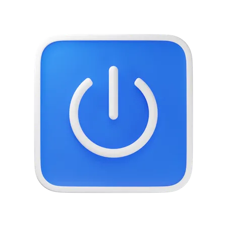 Power Button  3D Icon