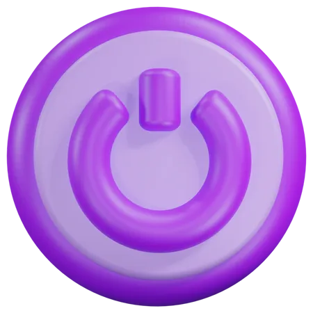 Power Button  3D Icon