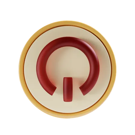 Power Button  3D Icon