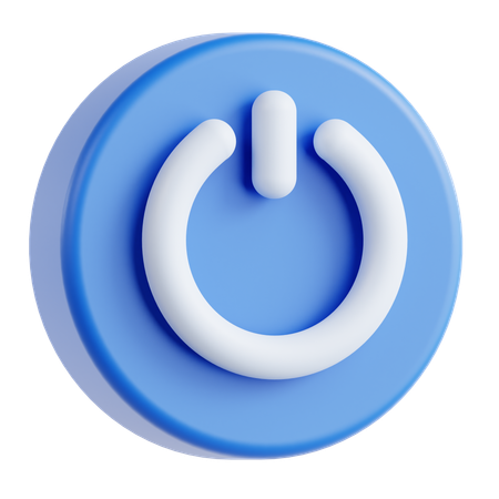 Power Button  3D Icon