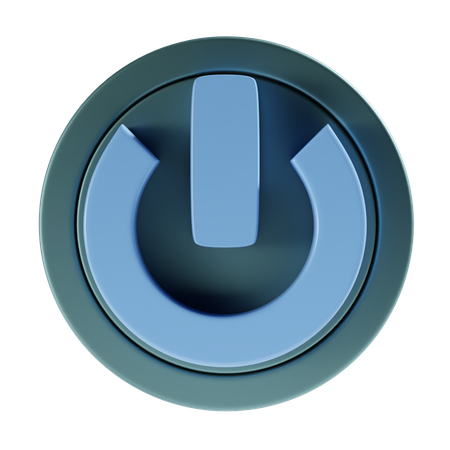 Power Button  3D Icon