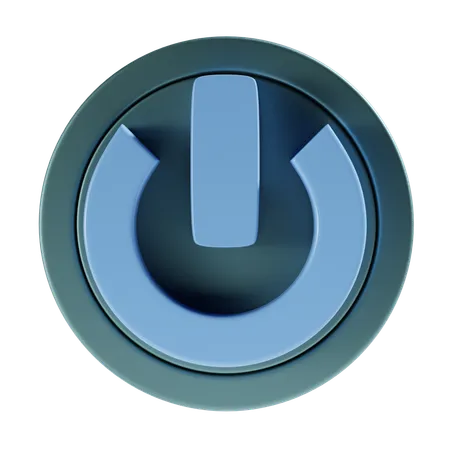 Power Button  3D Icon