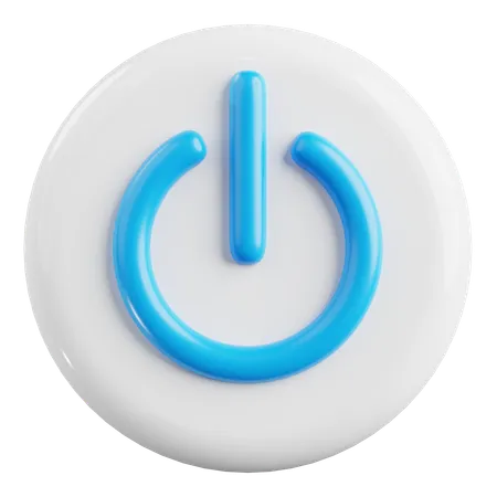 Power Button  3D Icon