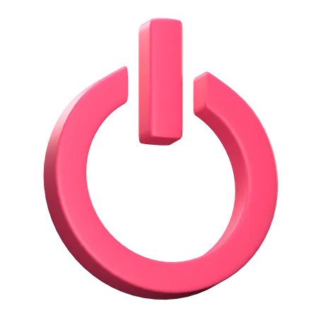 Power Button  3D Icon