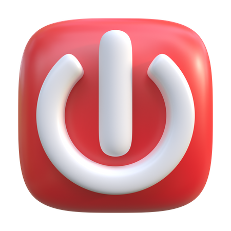 Power Button  3D Icon