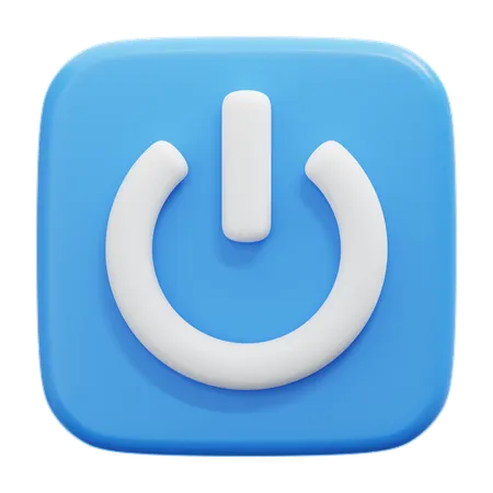 Power Button  3D Icon