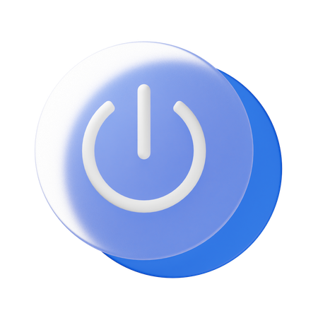 Power Button  3D Icon