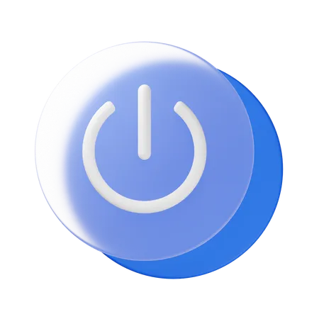 Power Button  3D Icon