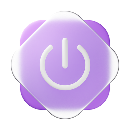 Power Button  3D Icon