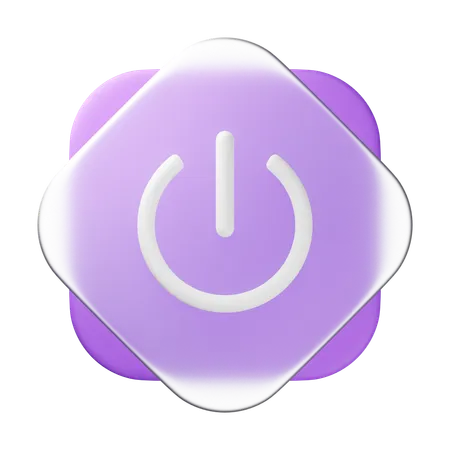 Power Button  3D Icon