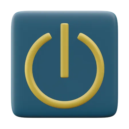 Power Button  3D Icon