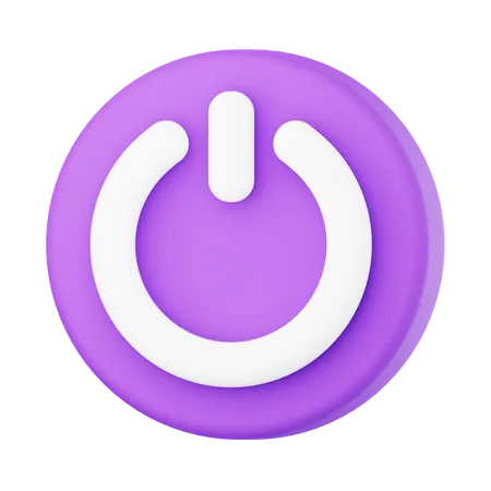 Power button  3D Icon