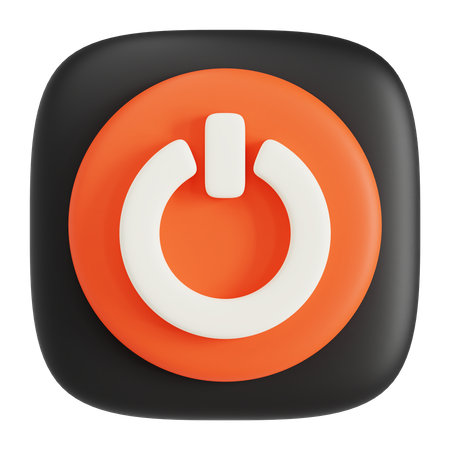 Power Button  3D Icon