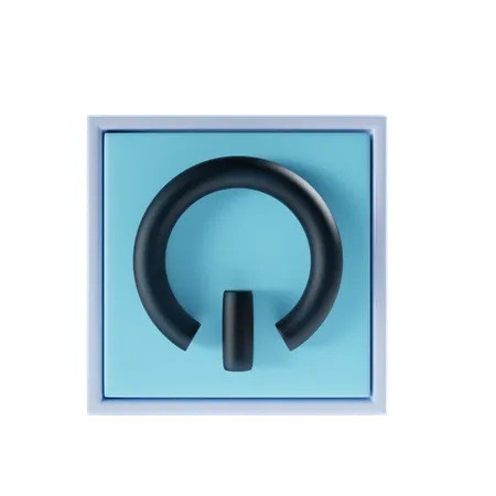 Power Button  3D Icon