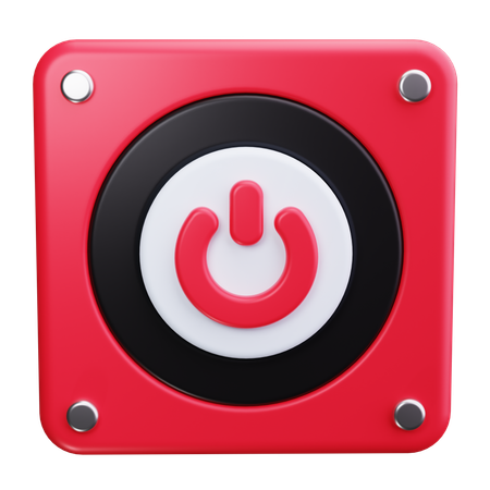 Power Button  3D Icon