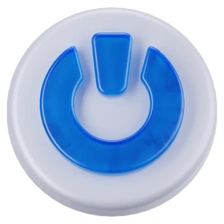 Power Button  3D Icon