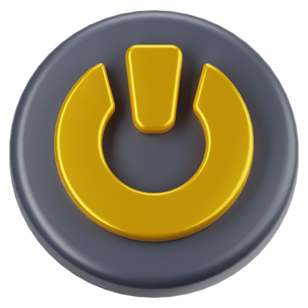 Power Button  3D Icon