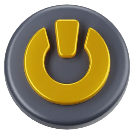 Power Button  3D Icon