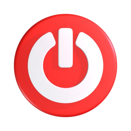 Power Button  3D Icon