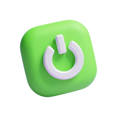 Power Button  3D Icon