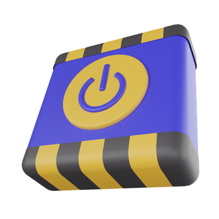 Power Button  3D Icon