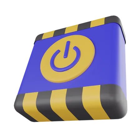 Power Button  3D Icon