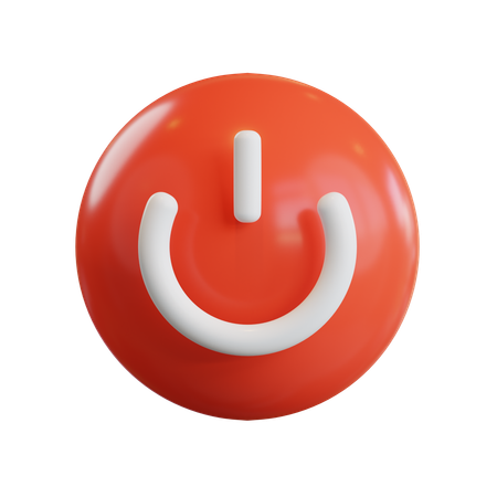 Power Button  3D Icon