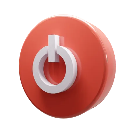 Power Button  3D Icon