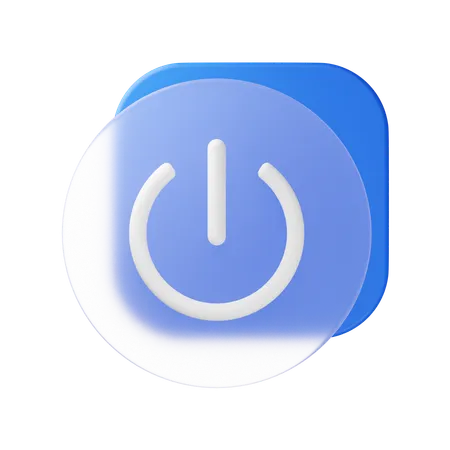 Power Button  3D Icon