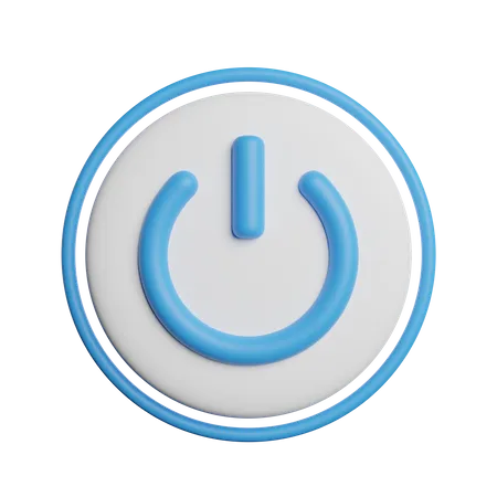 Power Button  3D Icon