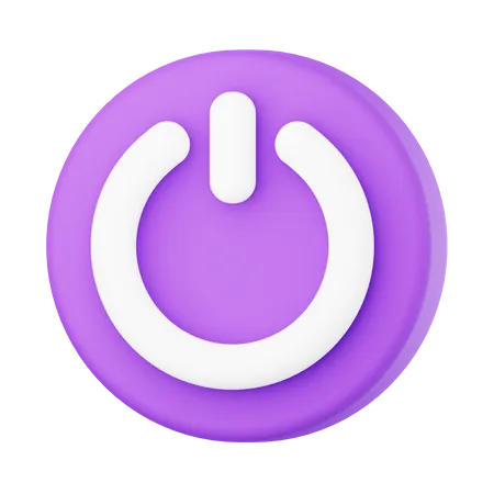 Power button 3D Icon