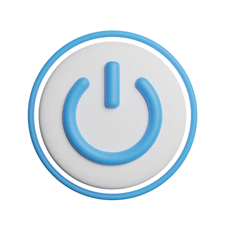 Power Button 3D Icon