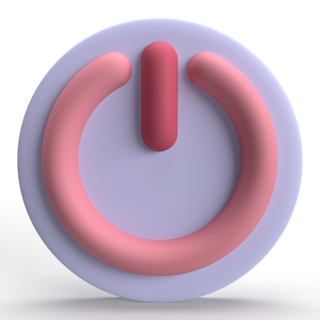Power Button  3D Icon