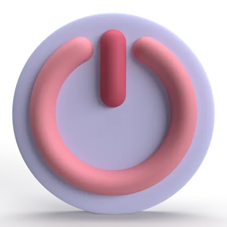 Power Button  3D Icon