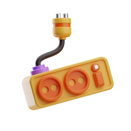 Power Cord  3D Icon