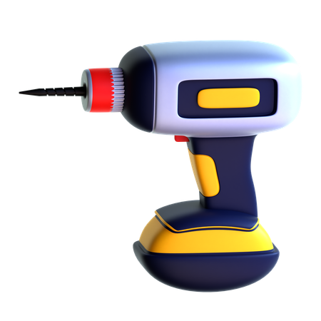 Power Drill  3D Icon
