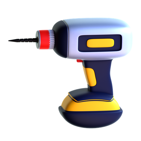 Power Drill  3D Icon