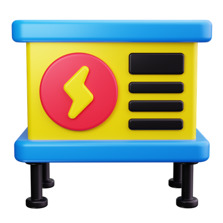 Power Generator  3D Icon