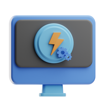 パワー管理  3D Icon