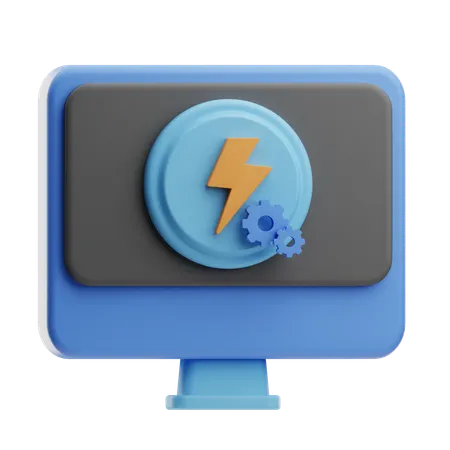 パワー管理  3D Icon