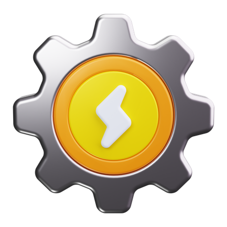 Power Management  3D Icon