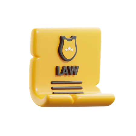 Power of attorney  3D Icon