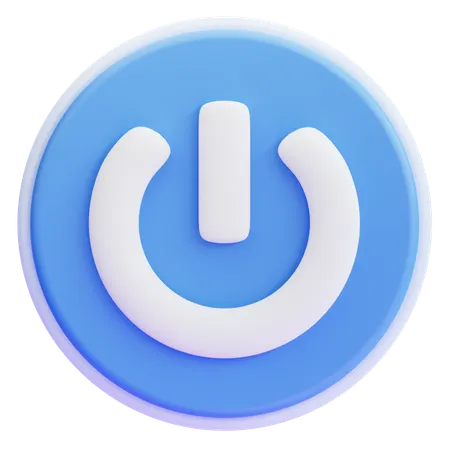 Power Off  3D Icon