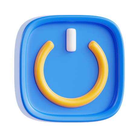 Power Off  3D Icon