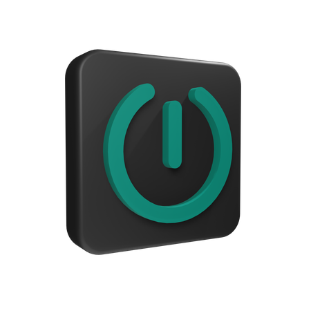 Power Off  3D Icon