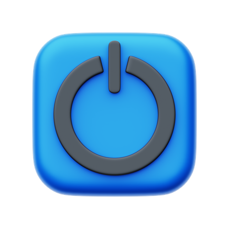 Power Off  3D Icon