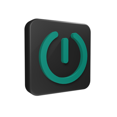 Power Off 3D Icon